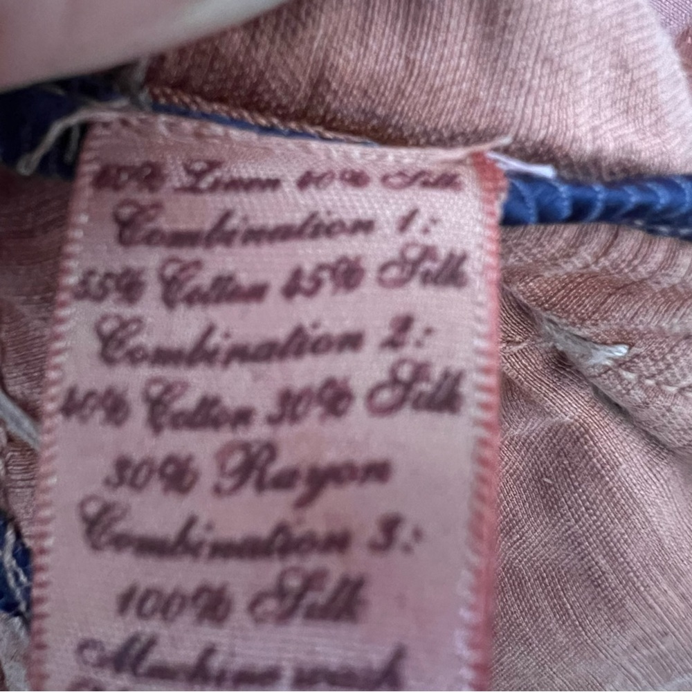 Shangana Hanmade Linen Patchwork Exposed Stitch Mid Length Duster Trench Coat - Picture 15 of 15